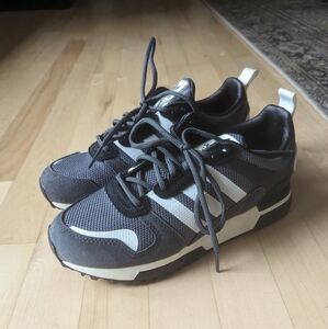 adidas Black and White Athletic Shoes